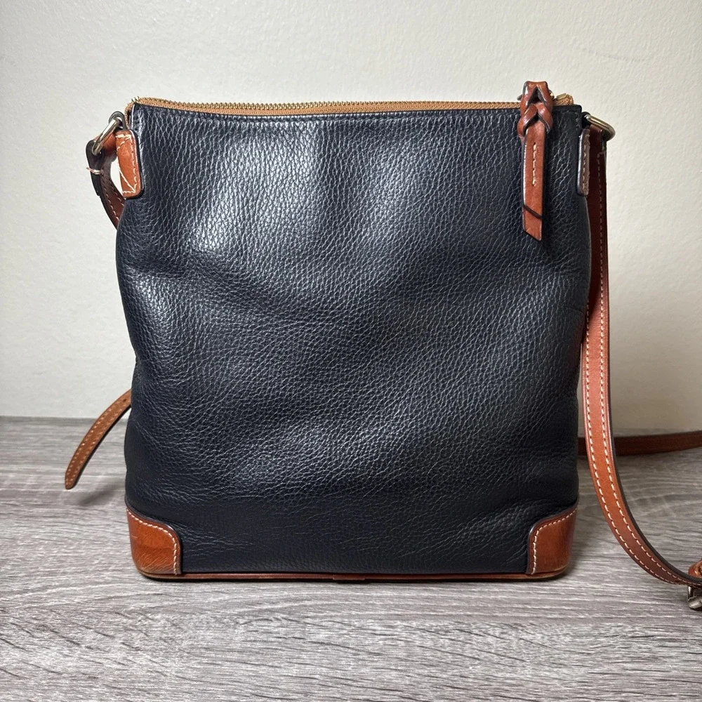 Dooney & Bourke Pebble Grain Crossbody Shoulder bag‎ Navy blue - Picture 3 of 10
